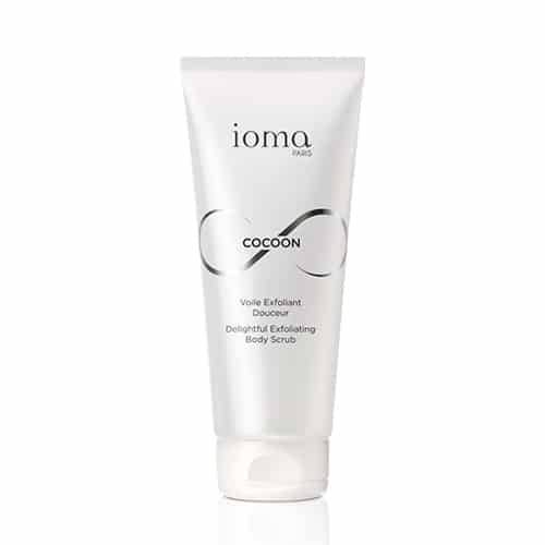 ioma-voile-exfoliant-cocoon-soins-corps-cosmetique-personnalisee-mag-hiver