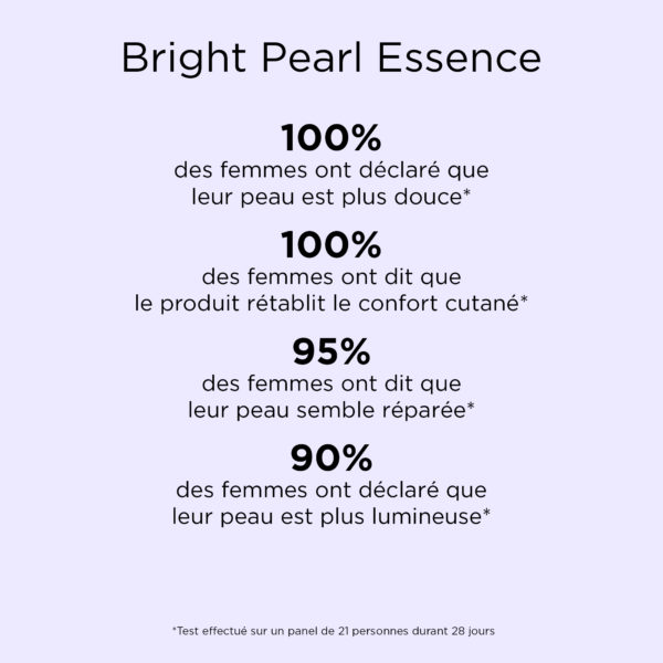 Test usage bright pearl essence ioma paris